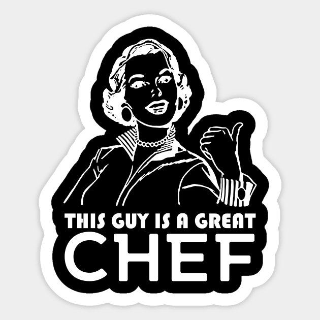 This guy is a great chef Sticker by MadebyTigger